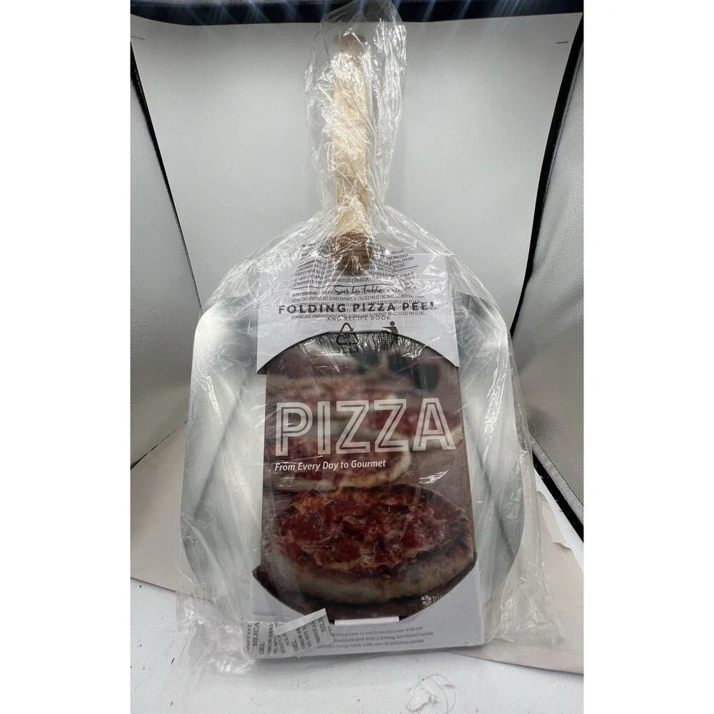 New Sur La Table Pizza Peel Outdoor Brick Oven Bread w/30 Recipes